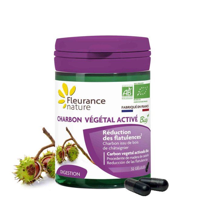 Charbon végétal activé BIO 