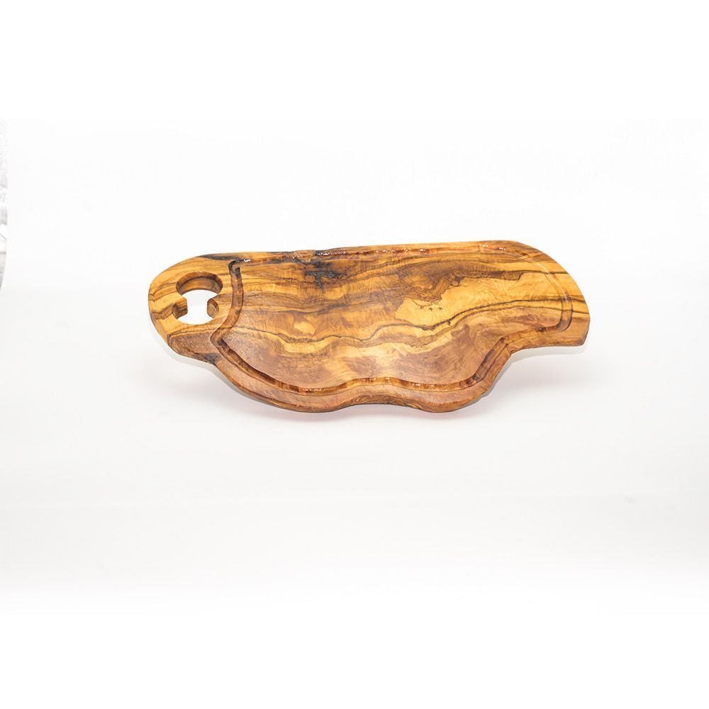 Planche en bois d'olivier avec anse 