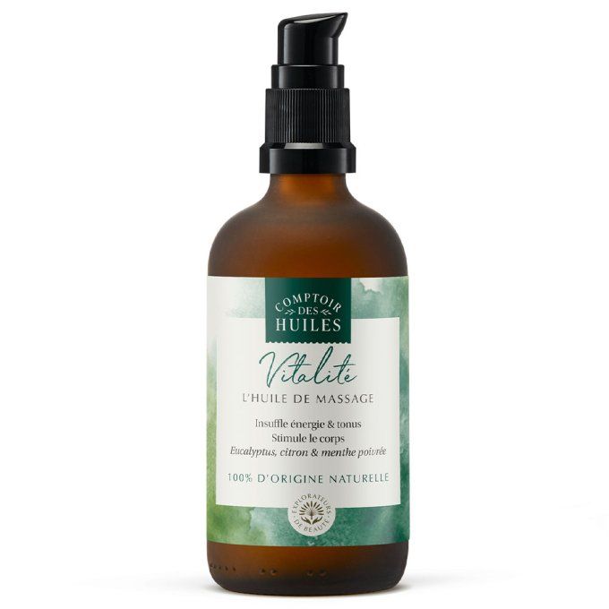 Huile de massage Vitalité BIO Comptoir des Huiles  