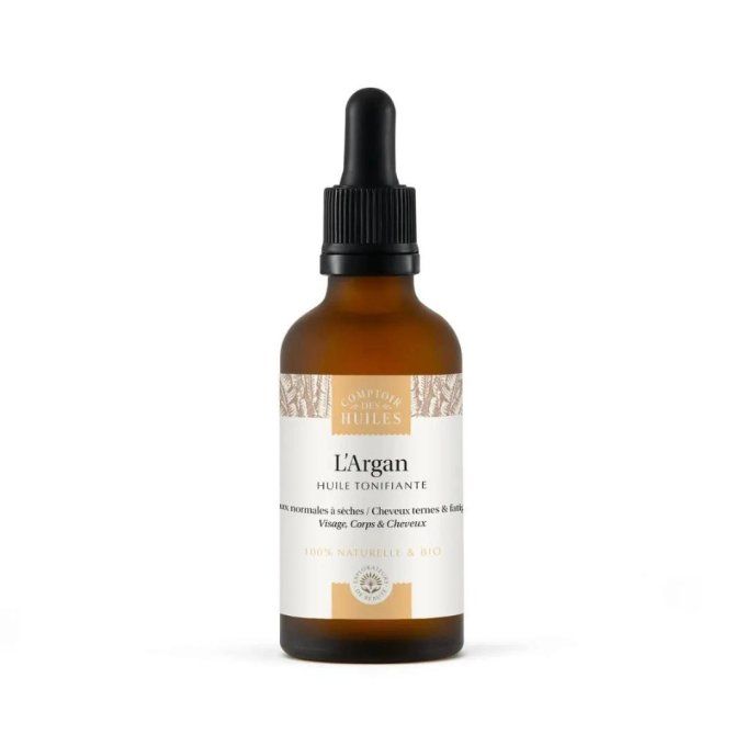 Huile d'argan BIO - Tonifiante - Comptoir des huiles