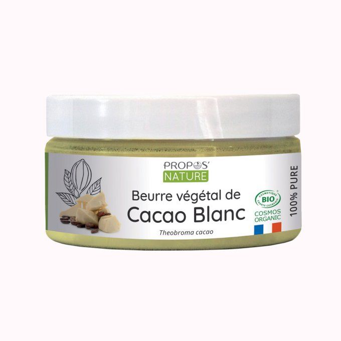 Beurre de cacao blanc BIO
