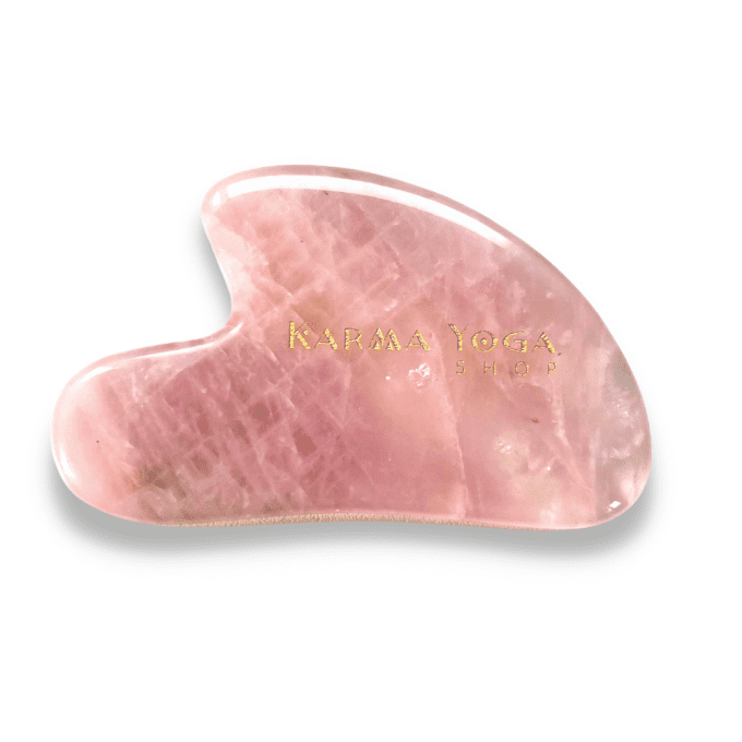 Gua sha - Quartz Rose - Karma Yoga Shop