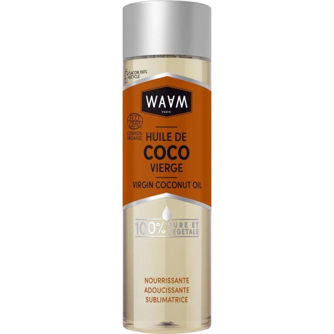 Huile de coco BIO - 100% pure & naturelle - Waam