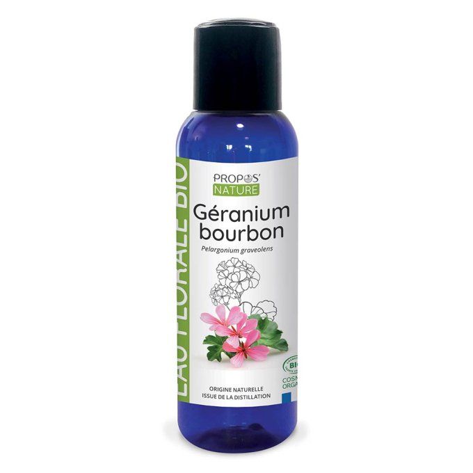 Eau florale de géranium BIO - 100 ml