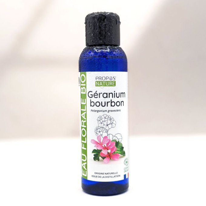 Eau florale de géranium BIO - 100 ml
