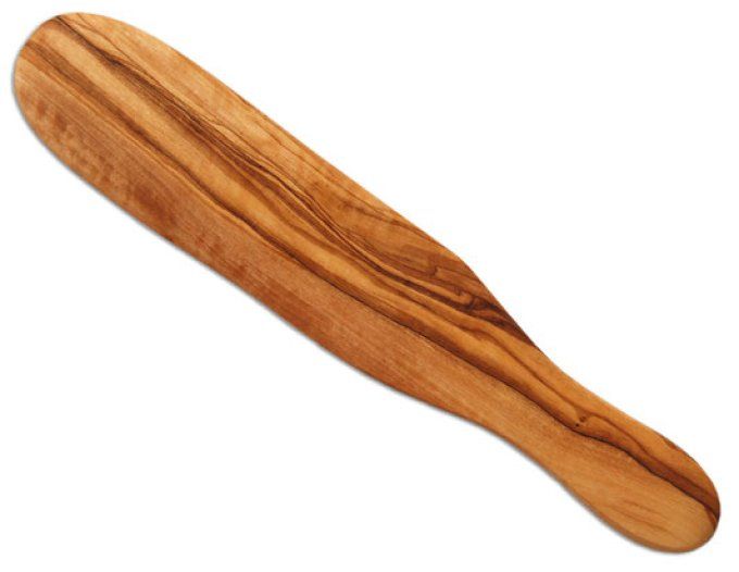 Spatule à crêpe en bois d'olivier