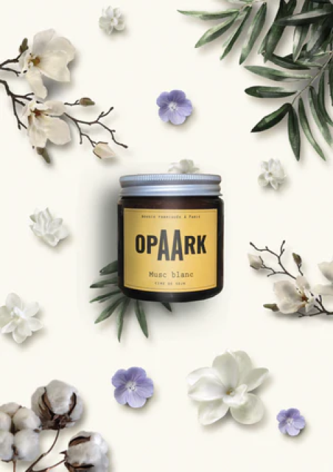 Bougie parfumée Musc blanc