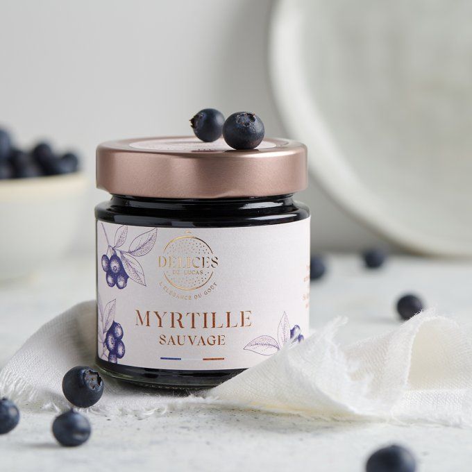 Confiture Myrtille sauvage - 230 gr 