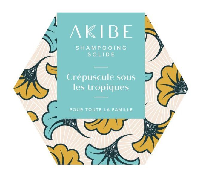 Shampoing solide - Crépuscule sous les tropiques - 75 gr Akibé  