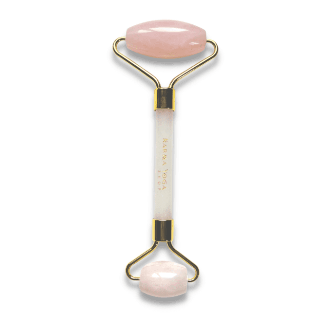 Rouleau de massage - Quartz Rose Karma Yoga Shop 