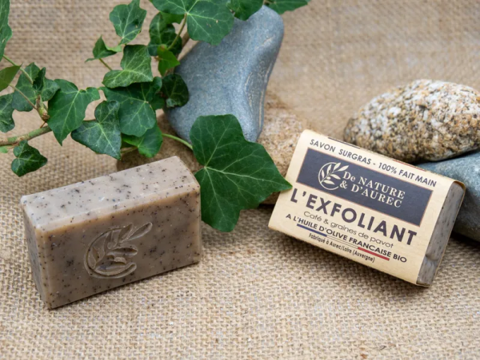 Savon Surgras 'L'exfoliant' - Café & Graines de pavot  