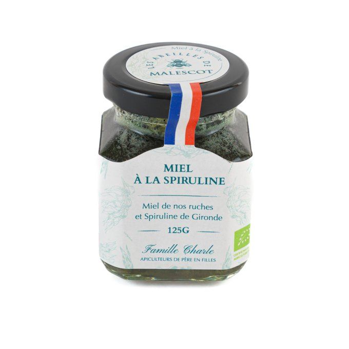 Miel à la spiruline Les abeilles de malescots  