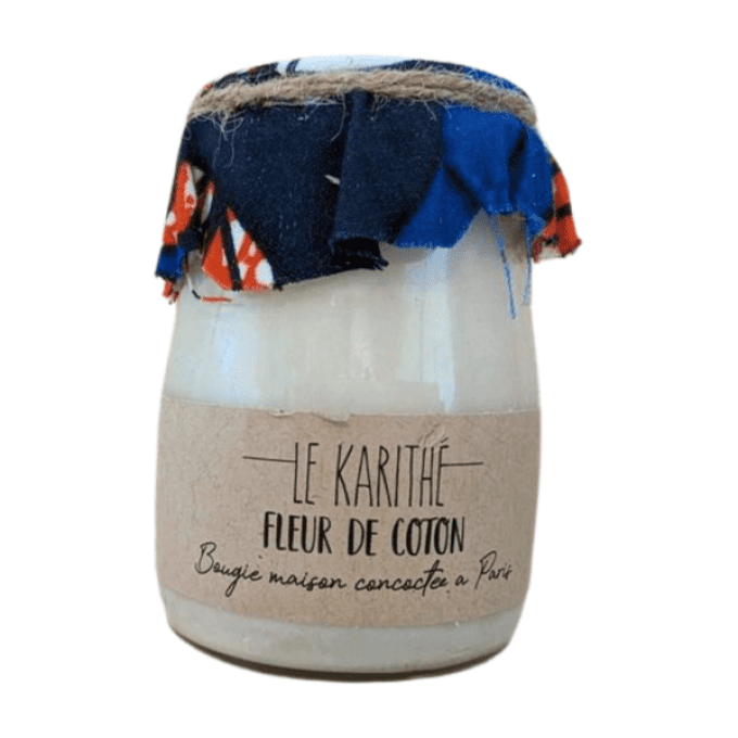 Bougie YAOURT FLEURS DE COTON