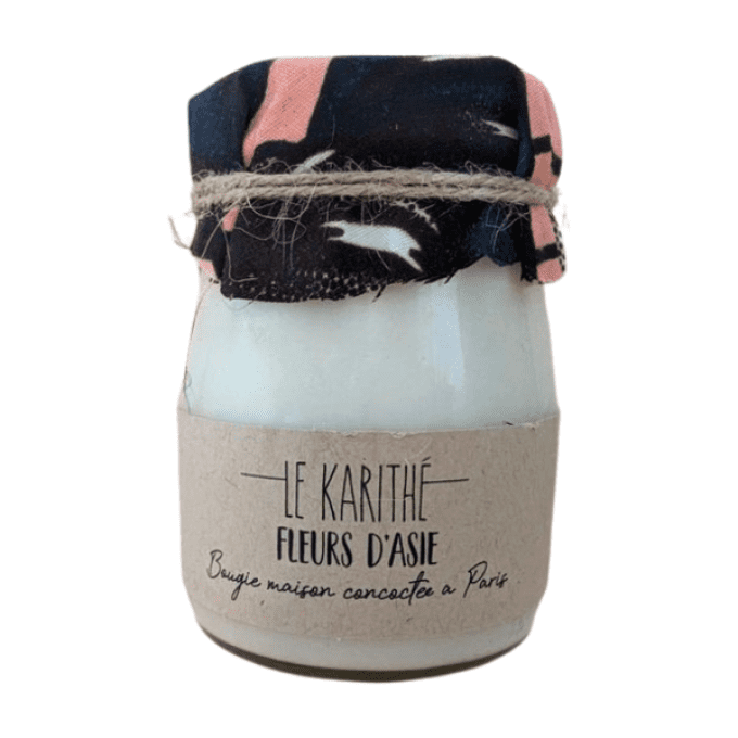 Bougie YAOURT FLEURS D'ASIE